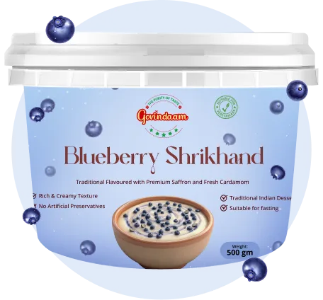 Blueberry Shrikhand
