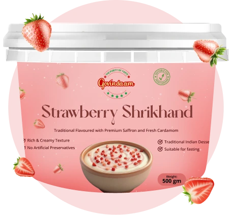 Strawberry Shrikhand